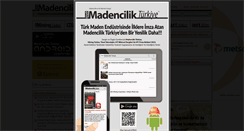 Desktop Screenshot of madencilik-turkiye.com