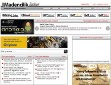 Tablet Screenshot of madencilik-turkiye.com